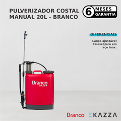 Pulverizador Costal Manual BPC20M 20l - Branco