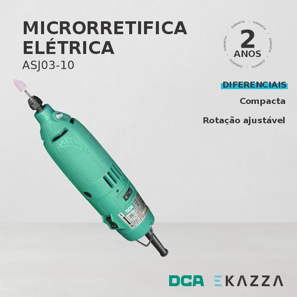 Mini Retifica Portátil Eletrica Lixadeira Com Acessorios 220v