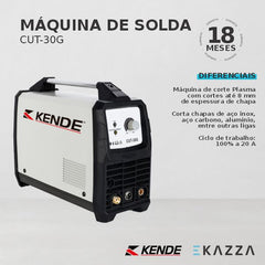 Máquina de Corte Plasma Inversora CUT-30G 220V - KENDE