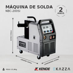 Máquina de Solda Inversora MIG/MAG/MMA NBC-200SI - KENDE