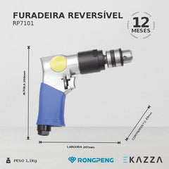 Furadeira Reversível RP7101 - RONGPENG
