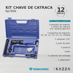 Kit Chave de Catraca RP7806 - RONGPENG