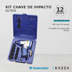 Kit Chave de Impacto RP7808 - RONGPENG