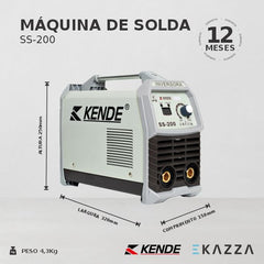 Máquina de Solda Inversora MMA SS-200 - KENDE