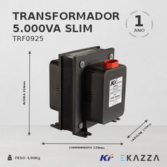 Autotransformador 5000VA Slim Bivolt TRF0925 - KF