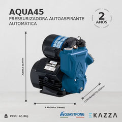 Motobomba Autoaspirante AQUA45 1,0 HP 220V Aquastrong