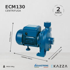 Motobomba Centrífuga ECM130 0,5 HP Aquastrong