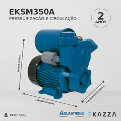 Motobomba Perif Autoaspirante EKSM350A 0,5 HP Aquastrong